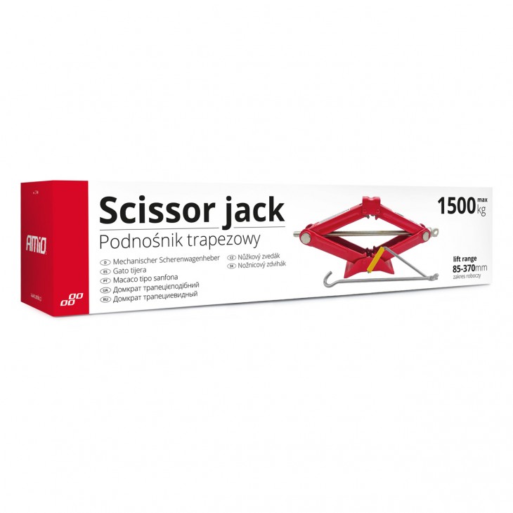 Cric Trapezoidal cu actionare manuala, capacitate ridicare 1500 kg - AVX-AM02700 - AMIO
