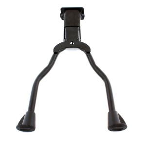 Cric bicicleta cu picior dublu, culoare neagra