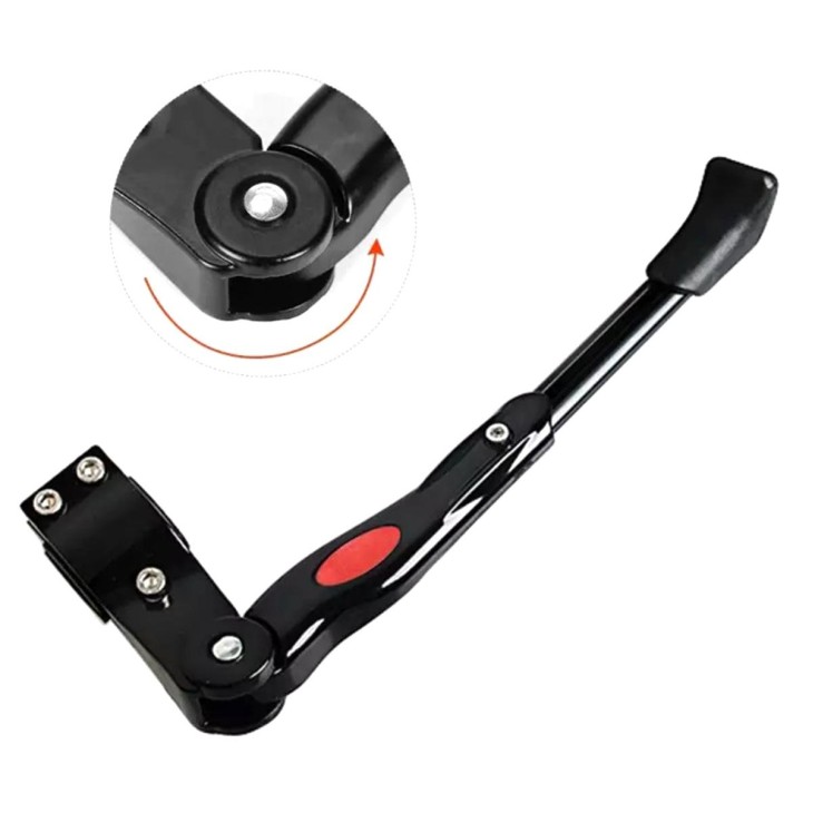 Cric bicicleta, picior de sprijin, culoare neagra