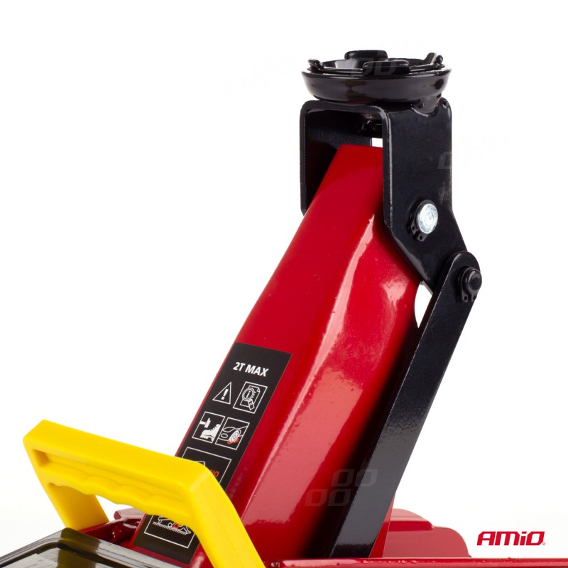 Cric hidraulic de tip CROCODIL cu actionare manuala, capacitate ridicare 2000 kg - AVX-AM01035 - AMIO