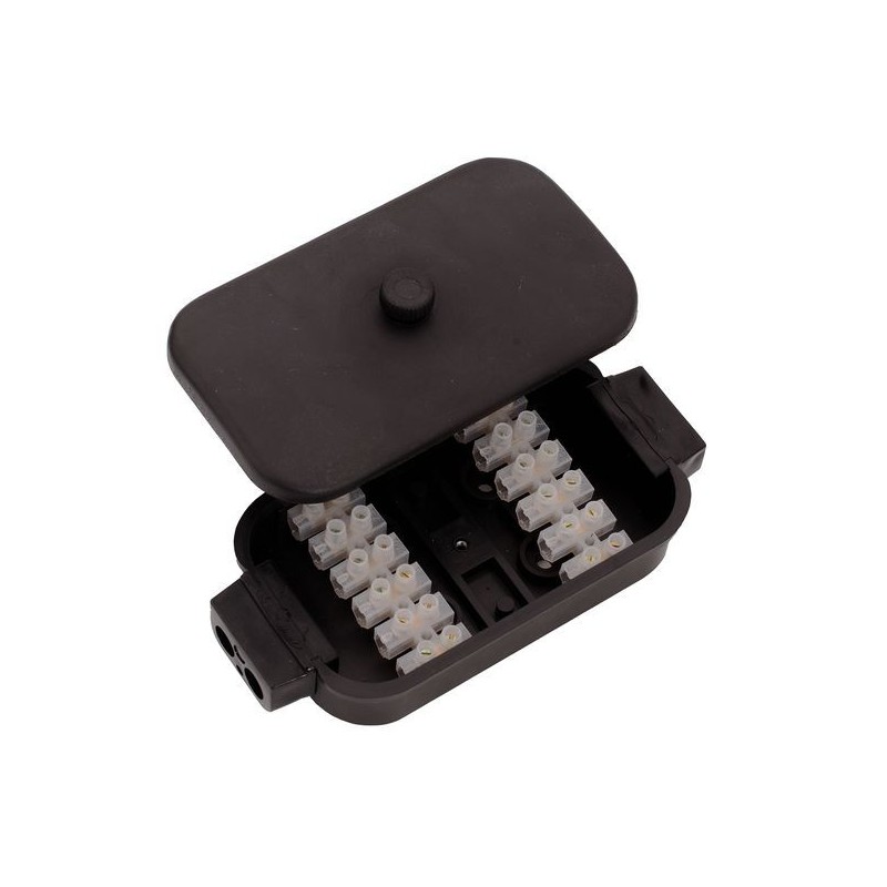 Cutie electrica, ermetica cu 12 conectori pentru remorci sau alte aplicatii - AVX-AM02666 - AMIO