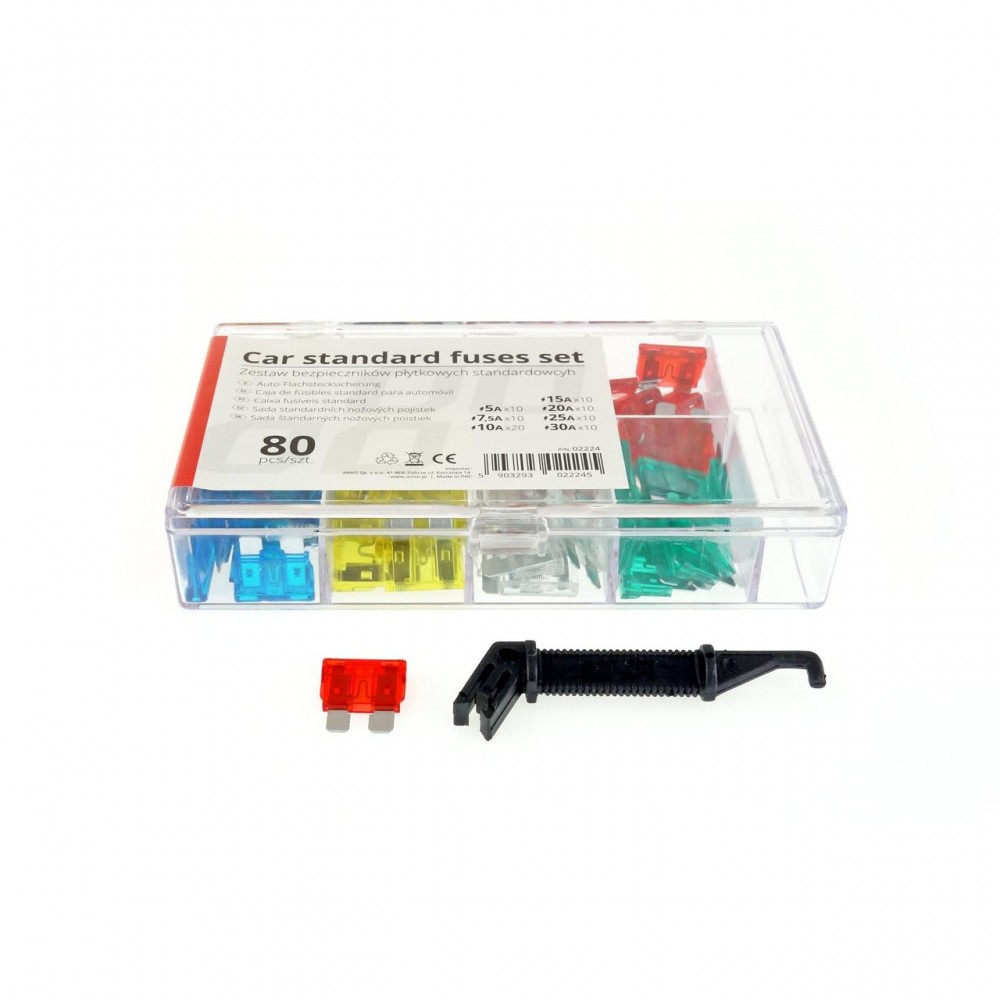Cutie sigurante auto STANDARD 80 buc - AVX-AM02224 - AMIO