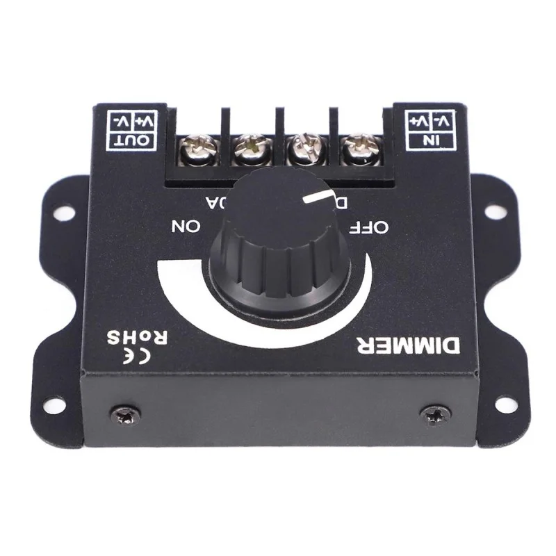 Dimmer LED cu reglaj manual, 12V - 24V, 360W - 720W, 30A Dimmer LED cu reglaj manual, 12V - 24V, 360W - 720W, 30A