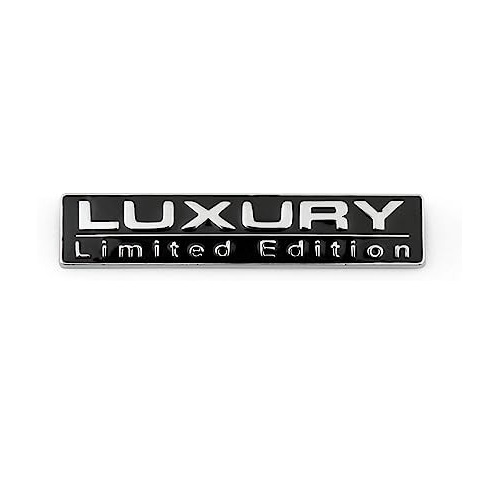 Emblema auto metalica LUXURY, reliefata 3D, dimensiune 7,5 x 1,5 cm - AVX-T140723-19 - AVEX