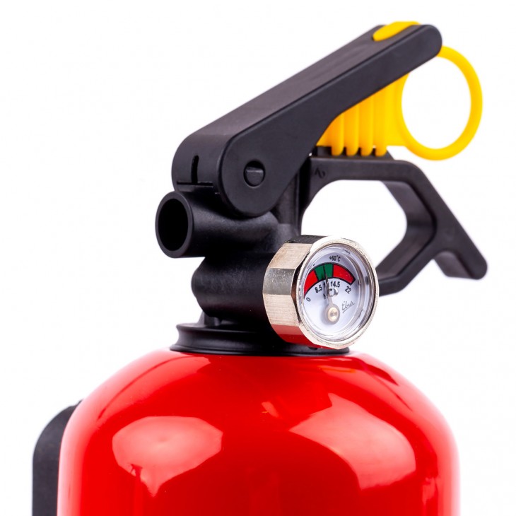 Extinctor Auto cu pulbere ABC, cu manometru si suport, 1Kg - AVX-OG60179 - AMIO