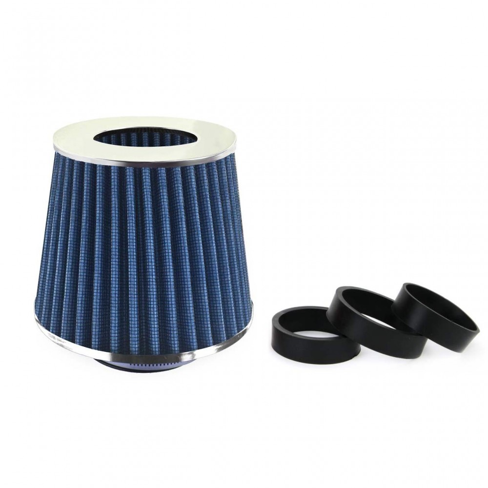 Filtru de aer conic albastru cu 3 adaptoare - AVX-AM02458 - AMIO
