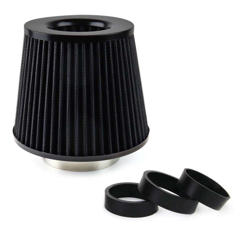 Filtru de aer conic negru cu 3 adaptoare - AVX-AM02546 - AMIO