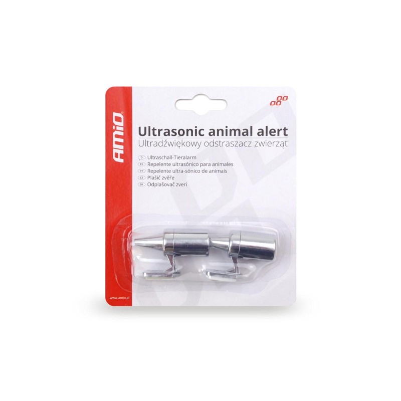 Fluier cu ultrasunete pentru indepartarea animalelor ULTRASONIC Repeller Chrome, AMIO
