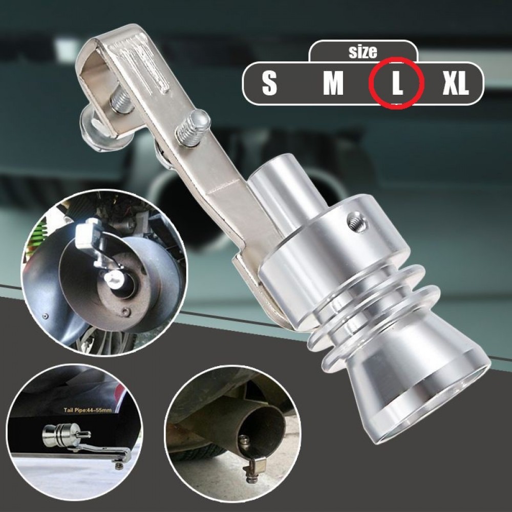 Fluier din aluminiu pentru toba marime L, compatibil cu motoare intre 2000 - 2400 cc - AVX-T1941 - AVEX
