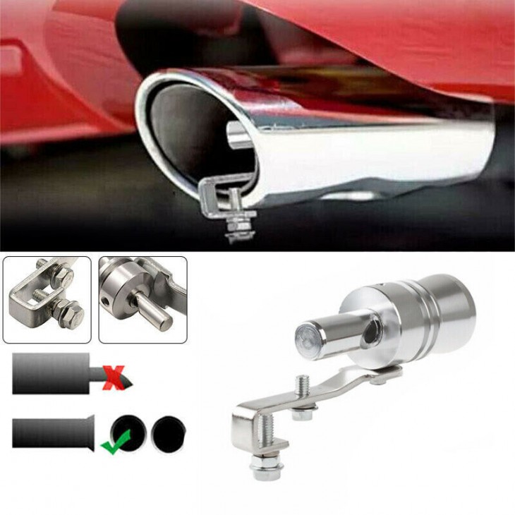 Fluier din aluminiu pentru toba marime M, compatibil cu motoare intre 1600 - 2000 cc - AVX-T1940 - AVEX