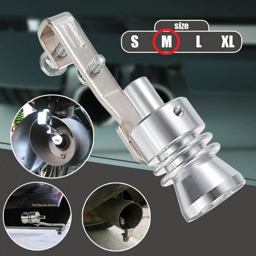 Fluier din aluminiu pentru toba marime M, compatibil cu motoare intre 1600 - 2000 cc - AVX-T1940 - AVEX