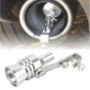 Fluier din aluminiu pentru toba marime M, compatibil cu motoare intre 1600 - 2000 cc