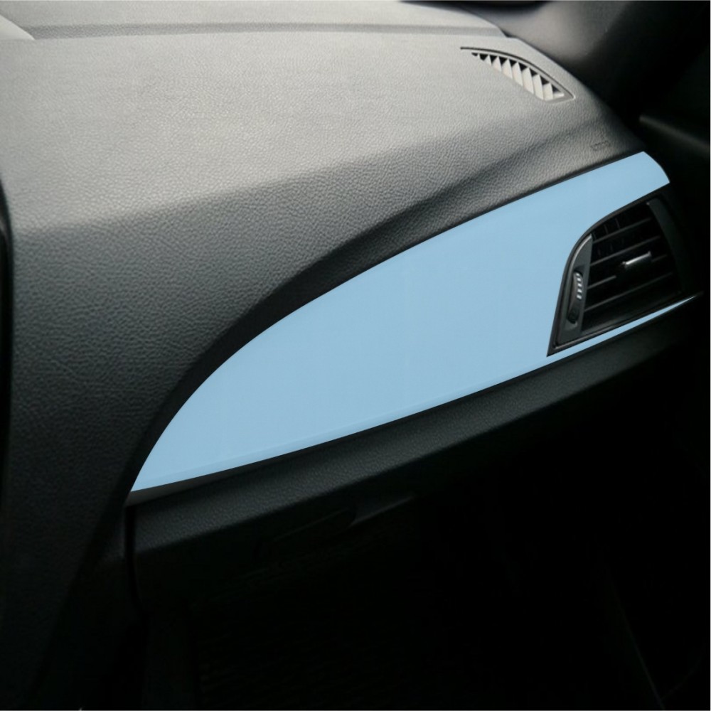 Folie Auto Colantare Trimuri, Model Catifea Albastru Deschis, 100 x 45cm - AVX-AX51813 - AVEX