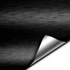 Folie colantare auto Aluminiu Polisat Negru (1m x 1,52m)