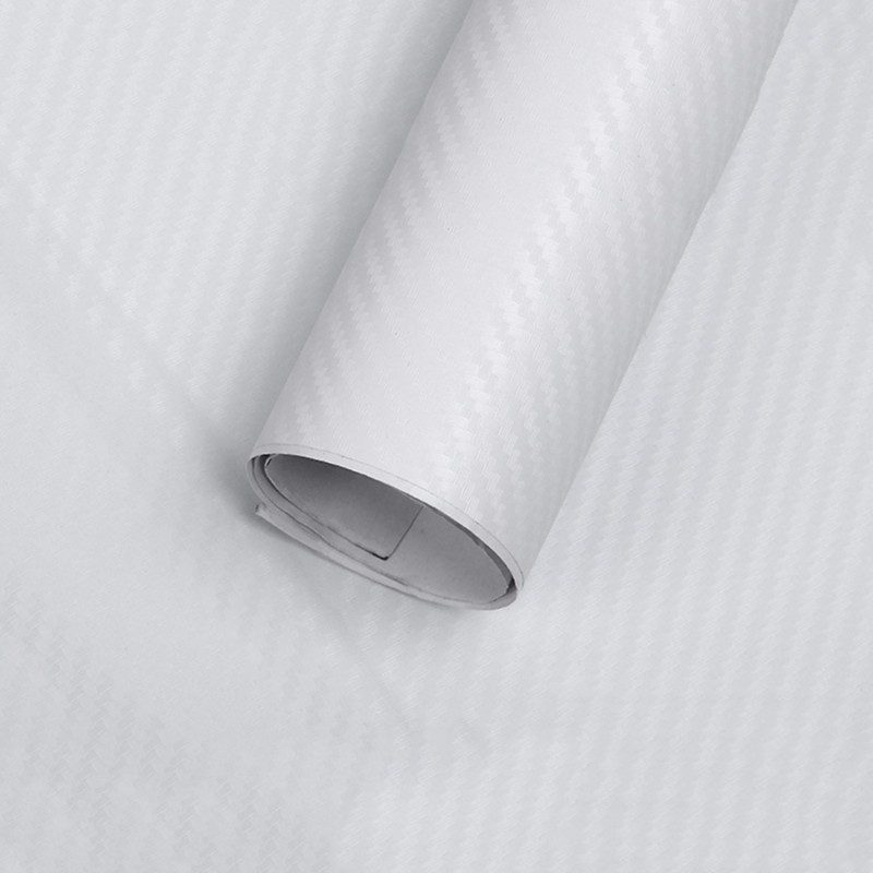 Folie colantare auto Carbon 3D - Alb (3m x 1,27m) - AVX-T1603 - AVEX