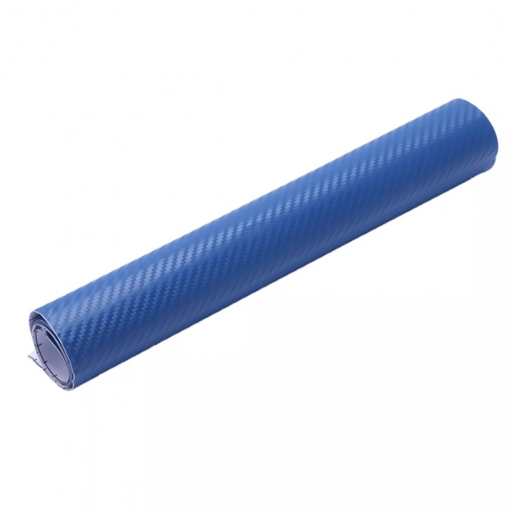 Folie colantare auto Carbon 3D - Albastru (3m x 1,27m) - AVX-T1598 - AVEX