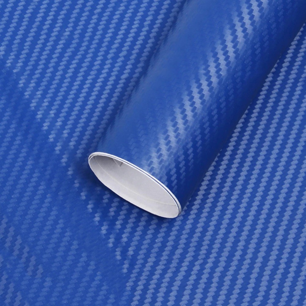 Folie colantare auto Carbon 3D - Albastru (3m x 1,27m) - AVX-T1598 - AVEX