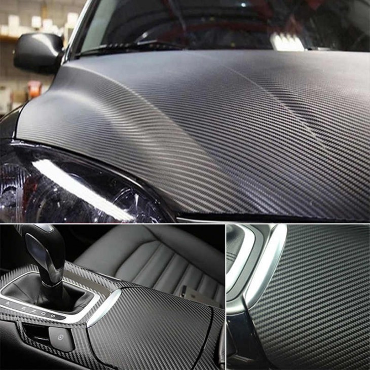 Folie colantare auto Carbon 3D Negru, 3,0m x 1,52m - AVX-KX10365 - AVEX
