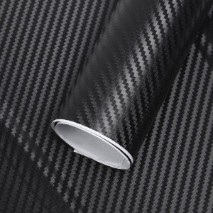 Folie colantare auto Carbon 3D - Negru (3m x 1,27m)
