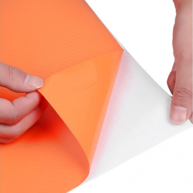 Folie colantare auto Carbon 3D - Orange (3m x 1,27m) - AVX-T1604 - AVEX