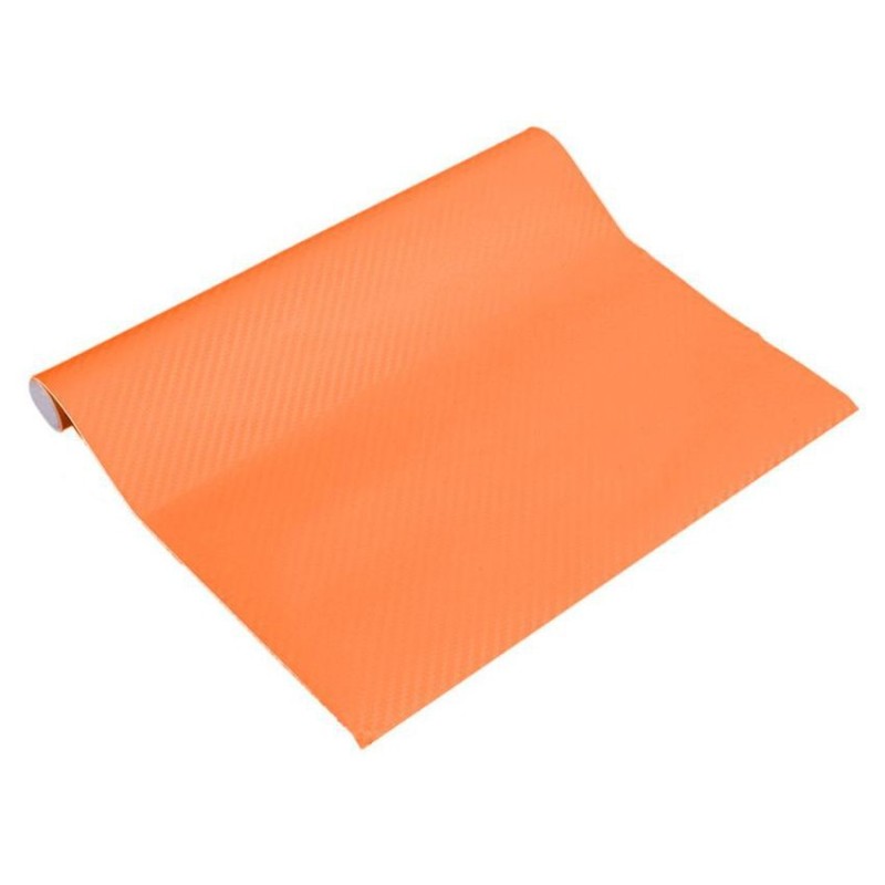 Folie colantare auto Carbon 3D - Orange (3m x 1,27m) - AVX-T1604 - AVEX