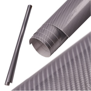 Folie colantare auto Carbon 5D Lacuit Argintiu (3,0m x 1,52m)