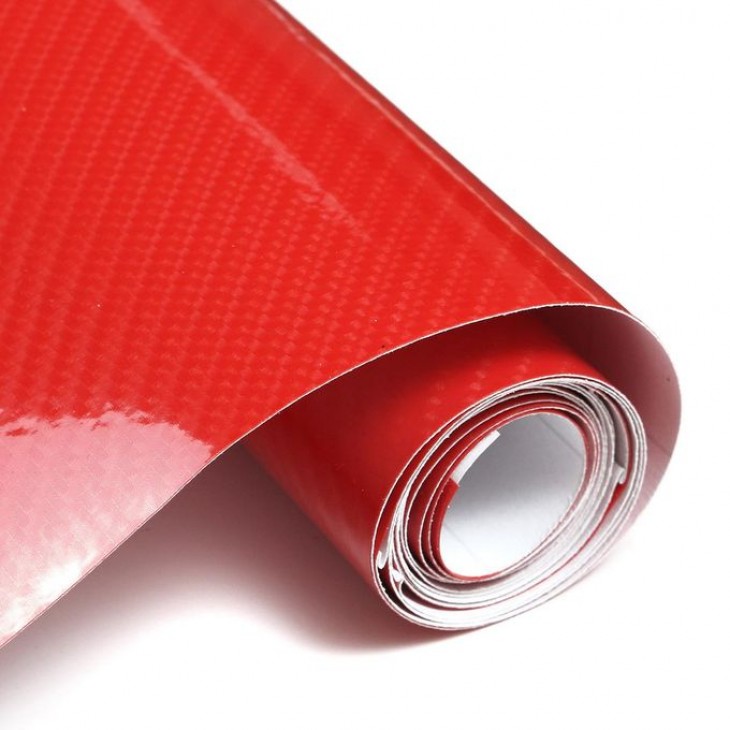 Folie colantare auto Carbon 5D Lacuit Rosu (3,0m x 1,52m) - AVX-K10274 - AVEX