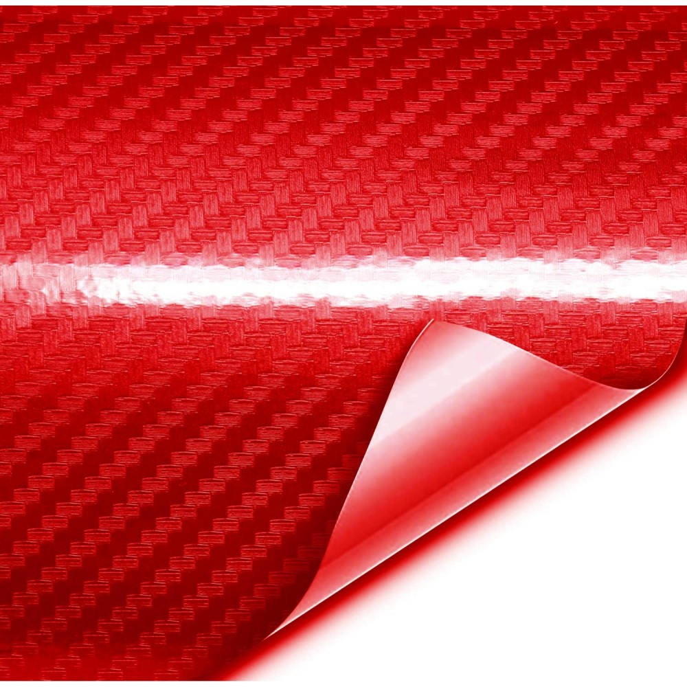 Folie colantare auto Carbon 5D Lacuit Rosu (3,0m x 1,52m) - AVX-K10274 - AVEX