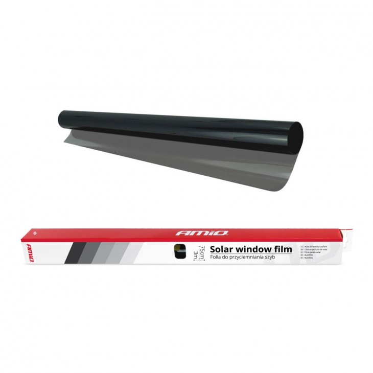 Folie fumurie pentru geamuri Black 0.75 x 3m (30%) - AVX-AM01655 - AMIO