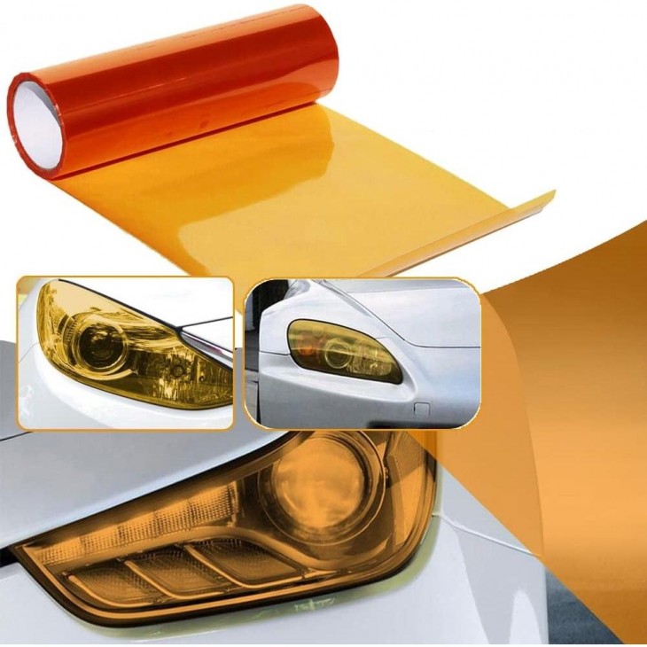 Folie protectie faruri / stopuri auto - Orange (pret/m liniar) - 034 - AVX-FOL02 - Oracal