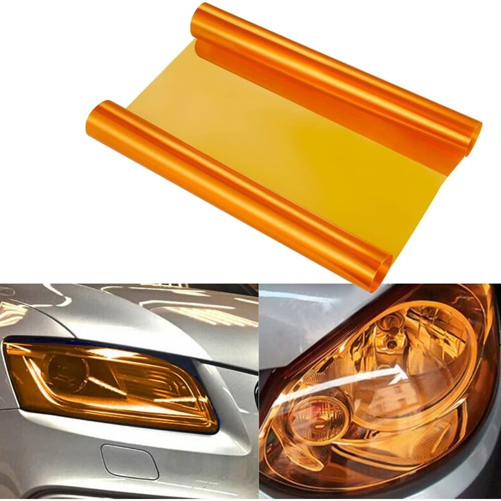 Folie protectie faruri / stopuri auto - Orange (pret/m liniar) - 034 - AVX-FOL02 - Oracal