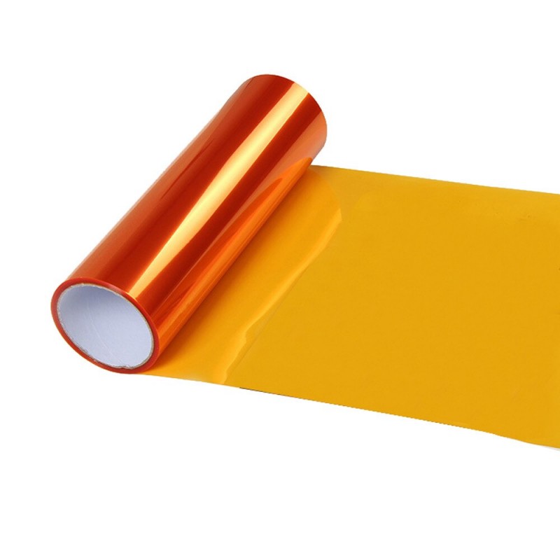 Folie protectie faruri / stopuri auto - Orange (pret/m liniar) - 034
