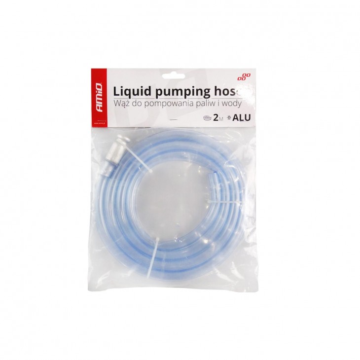Furtun combustibil cu diuza din aluminiu, lungime 2m - AVX-AM02404 - AMIO