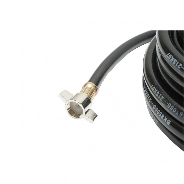 Furtun pneumatic pentru compresor cu conector si mufa de umflat roti, lungime 12m, destinat camioanelor si autoutilitarelor - AVX-T140-1 - AVEX