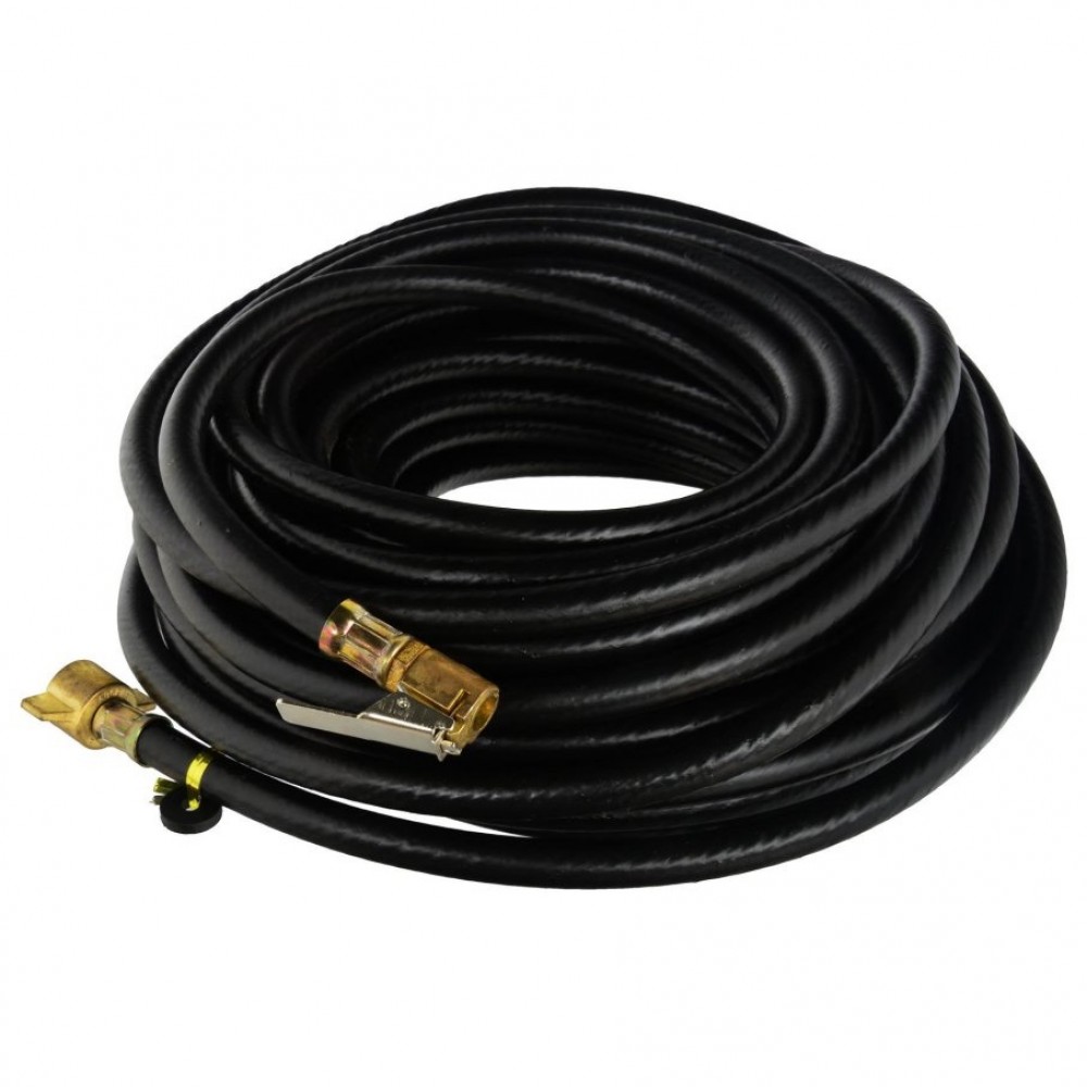 Furtun pneumatic pentru compresor cu conector si mufa de umflat roti, lungime 12m, destinat camioanelor si autoutilitarelor - AVX-T140-1 - AVEX