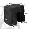 Geanta Dubla de transport pentru biciclete, impermeabila, capacitate 60l, dimensiuni: 44 x 44 x 20 cm - AVX-WT-BP-DOUBLE10 - AVEX