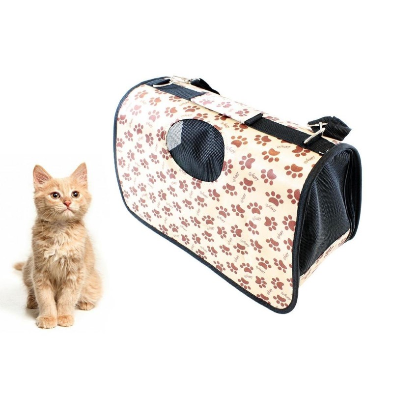 Geanta de Transport pentru Caine sau Pisica - ALB/MARO AG644C - AVX-AG644C - AVEX