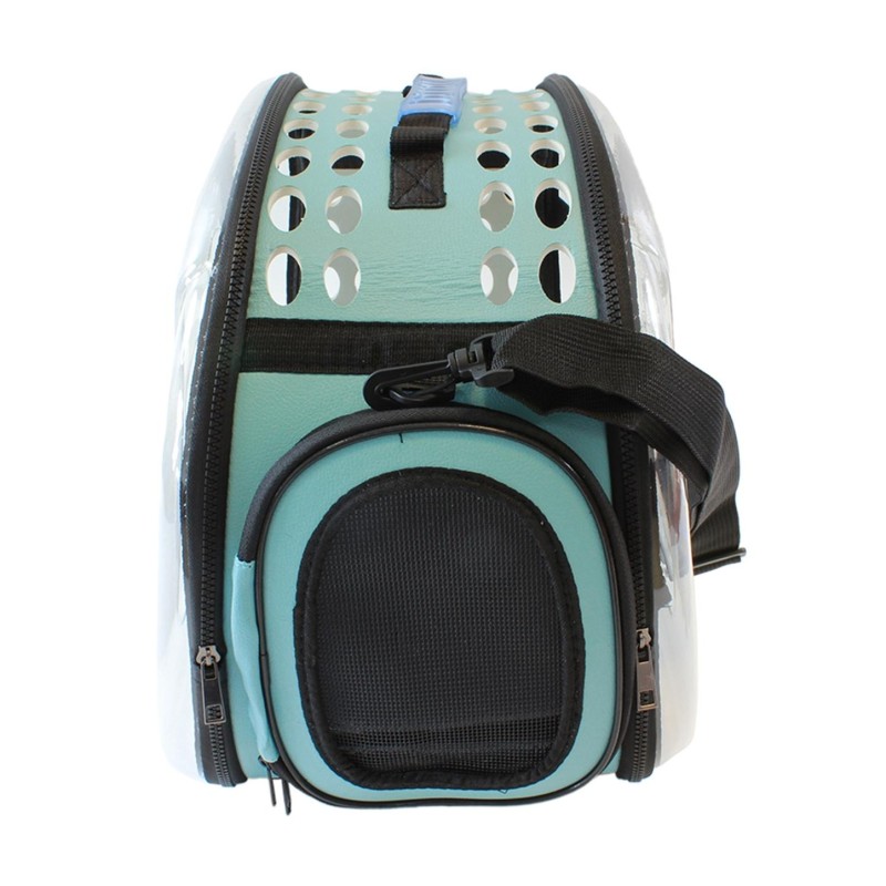 Geanta de Transport pentru Caine sau Pisica ALBASTRU - TRANSPARENT AG644M - AVX-AG644M - AVEX