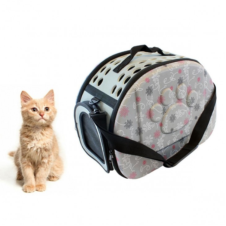 Geanta de Transport pentru Caine sau Pisica culoare Gri marime XXL AG644G - AVX-AG644G - AVEX