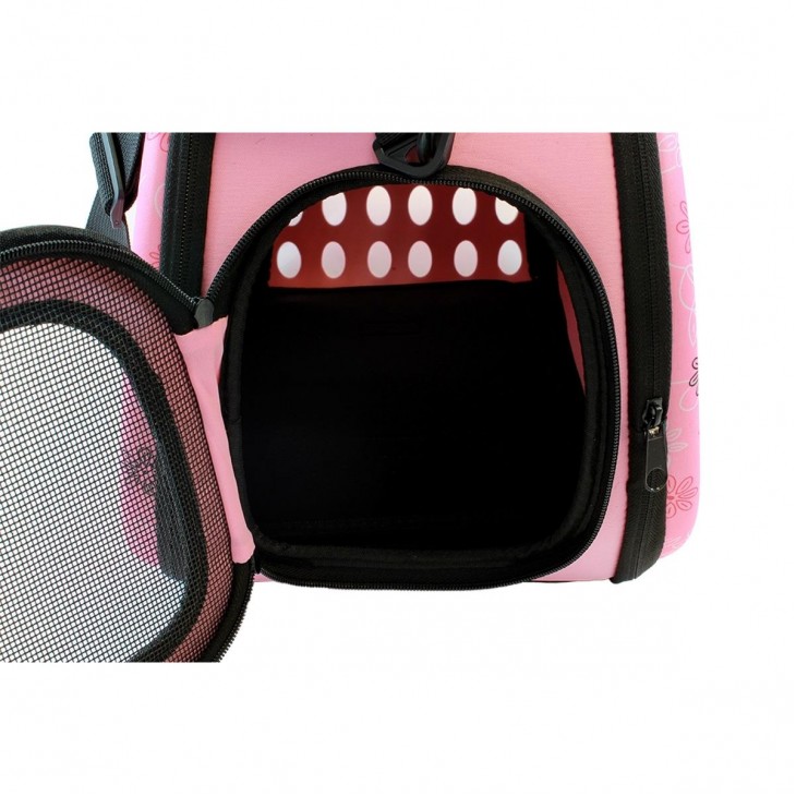 Geanta de Transport pentru Caine sau Pisica culoare Roz, marime XXL AG644H - AVX-AG644H - AVEX