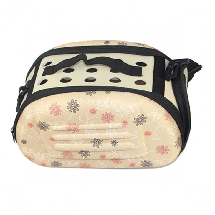 Geanta de transport pentru caine sau pisica culoare Beige AG644T - AVX-AG644T - AVEX