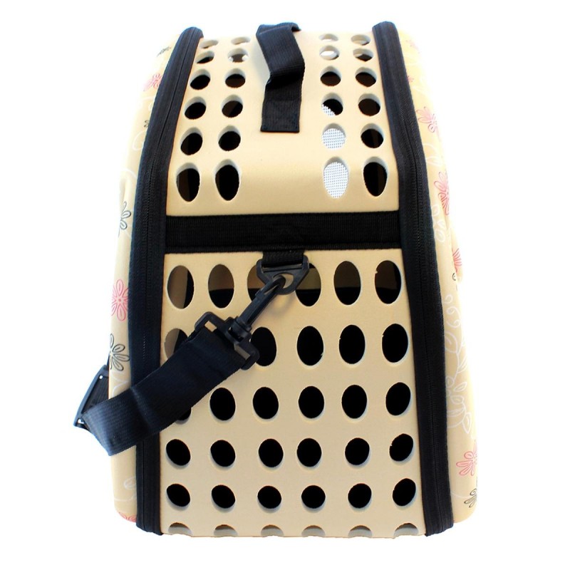 Geanta de transport pentru caine sau pisica culoare Beige AG644T - AVX-AG644T - AVEX