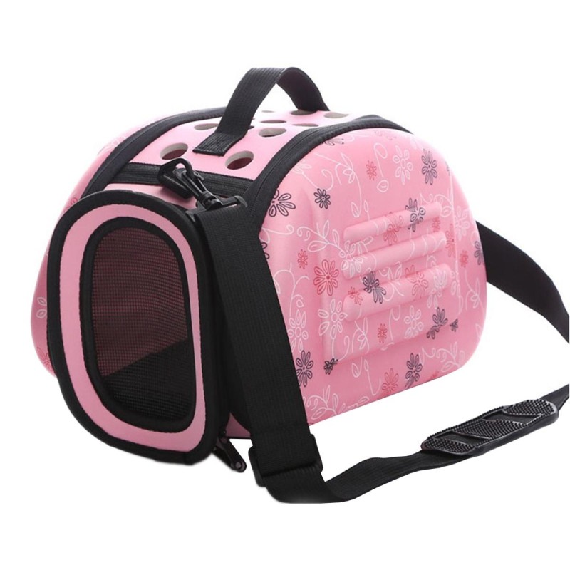 Geanta de transport pentru caine sau pisica marime L culoare Roz AG644S - AVX-AG644S - AVEX