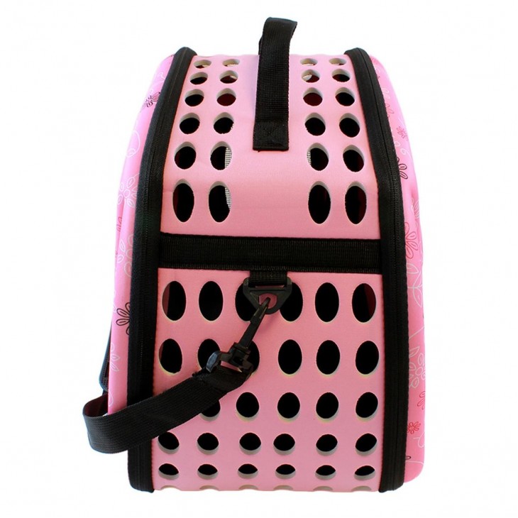 Geanta de transport pentru caine sau pisica marime L culoare Roz AG644S - AVX-AG644S - AVEX