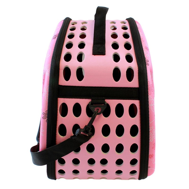 Geanta de transport pentru caine sau pisica marime L culoare Roz AG644S - AVX-AG644S - AVEX