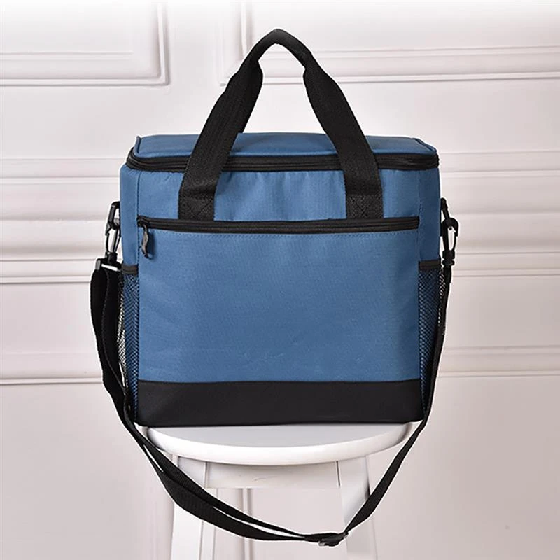 Geanta termoizolanta pentru picnic sau plaja, capacitate 16l, culoare Albastra - AVX-KX4986_2 - AVEX