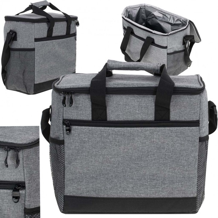 Geanta termoizolanta pentru picnic sau plaja, capacitate 16l, culoare Gri - AVX-KX4986_1 - AVEX
