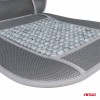 Husa scaun auto cu bile de masaj si suport lombar, dimensiuni 110 x 46 cm, culoare Gri