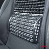 Husa scaun auto cu bile de masaj si suport lombar, dimensiuni 110 x 46 cm, culoare Neagra - AVX-AM03644 - AMIO