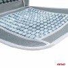 Husa scaun auto cu bile de masaj si suport lombar, dimensiuni 97 x 44 cm, culoare Gri - AVX-AM03641 - AMIO